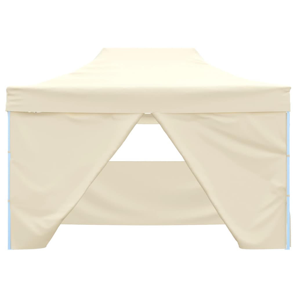 Vouwtent Pop-Up Met 4 Zijwanden 3X4,5 M Wit