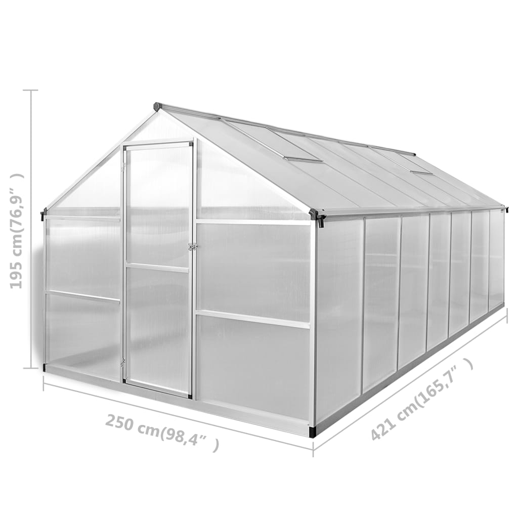 Tuinkas 10,53 M² Versterkt Aluminium