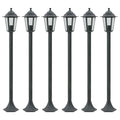 Paalverlichting Voor Tuin E27 110 Cm Aluminium 6 St