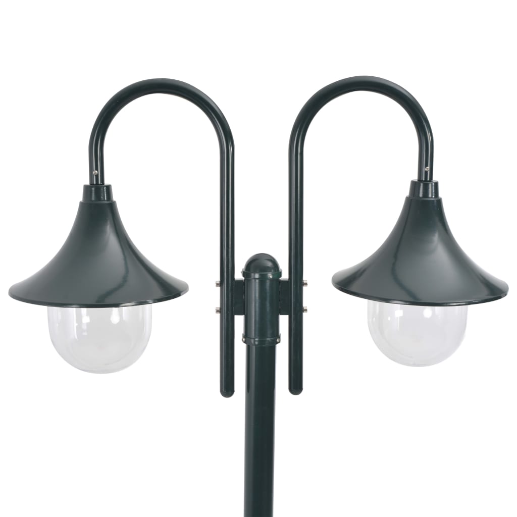 Paalverlichting Tuin E27 220 Cm Aluminium 2-Delig