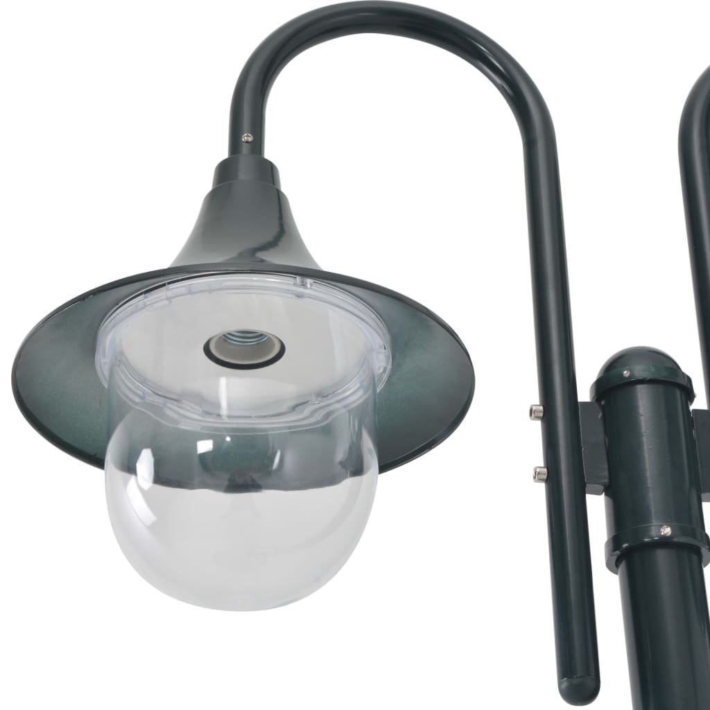 Paalverlichting Tuin E27 220 Cm Aluminium 2-Delig