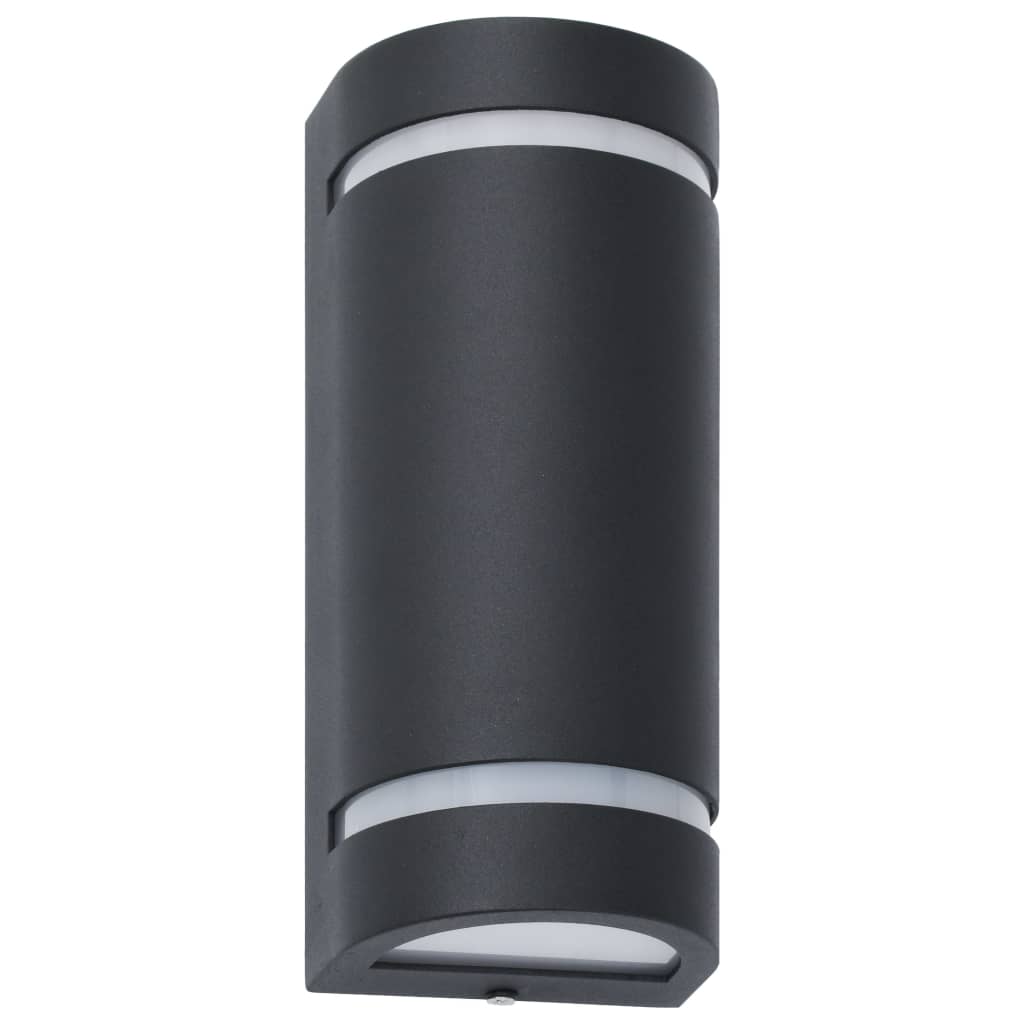 Buitenwandlampen 35 W Halfrond Zwart