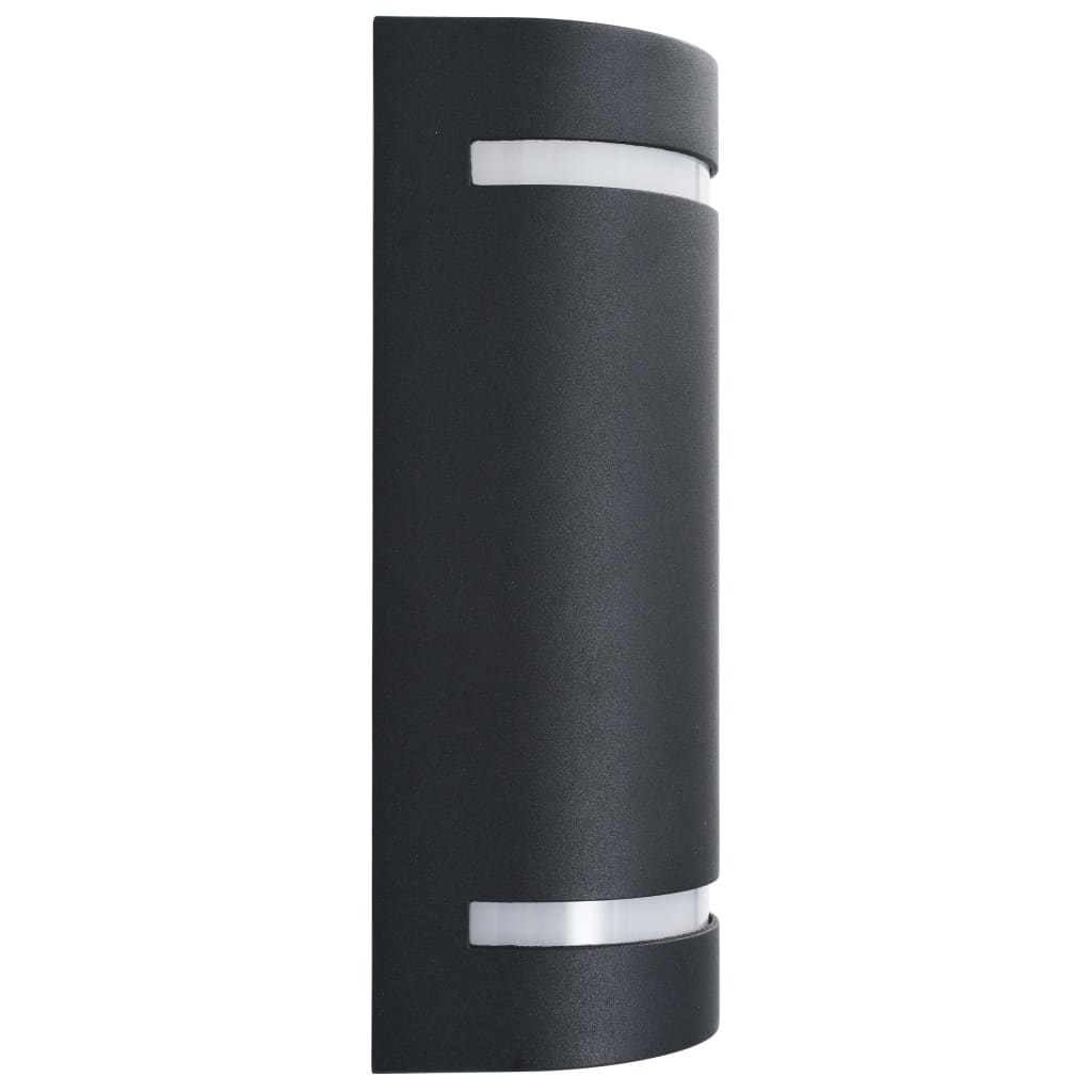 Buitenwandlampen 35 W Halfrond Zwart