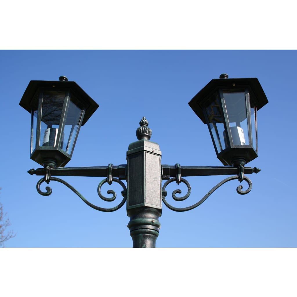 Tuinlantaarn Preston 2-Arms 215 Cm Donkergroen