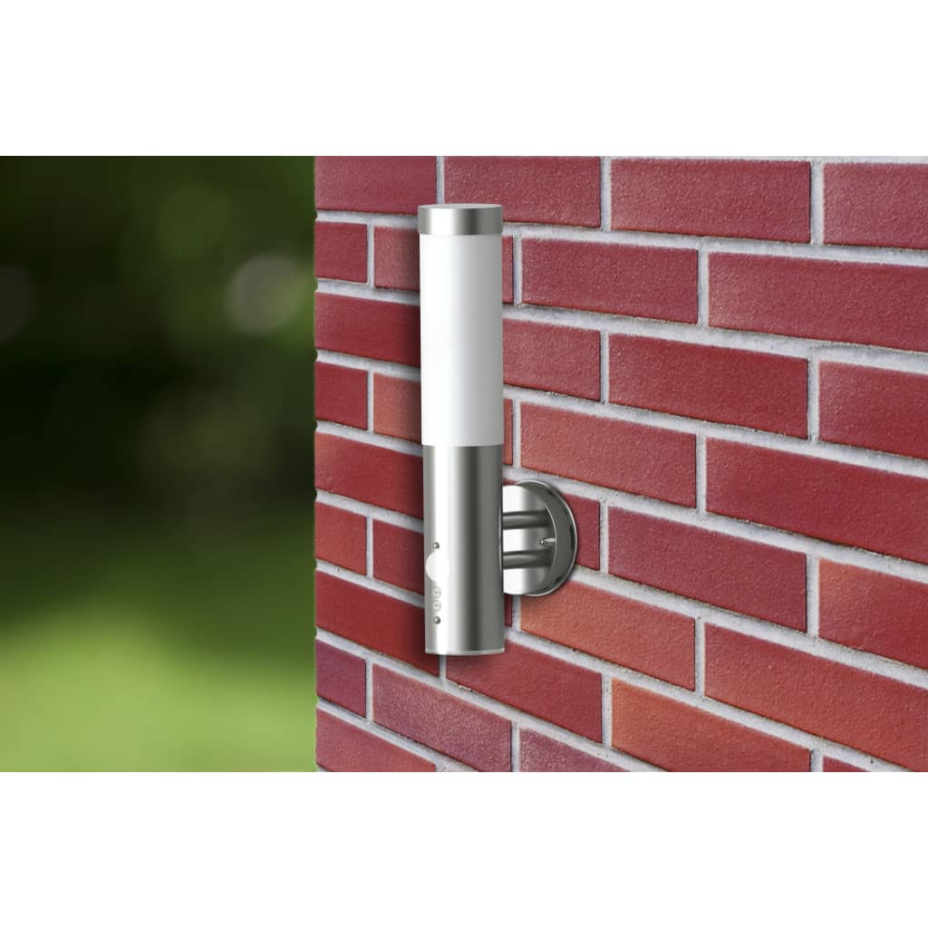 Buitenwandlamp Met Bewegingsdetector Roestvrij Staal