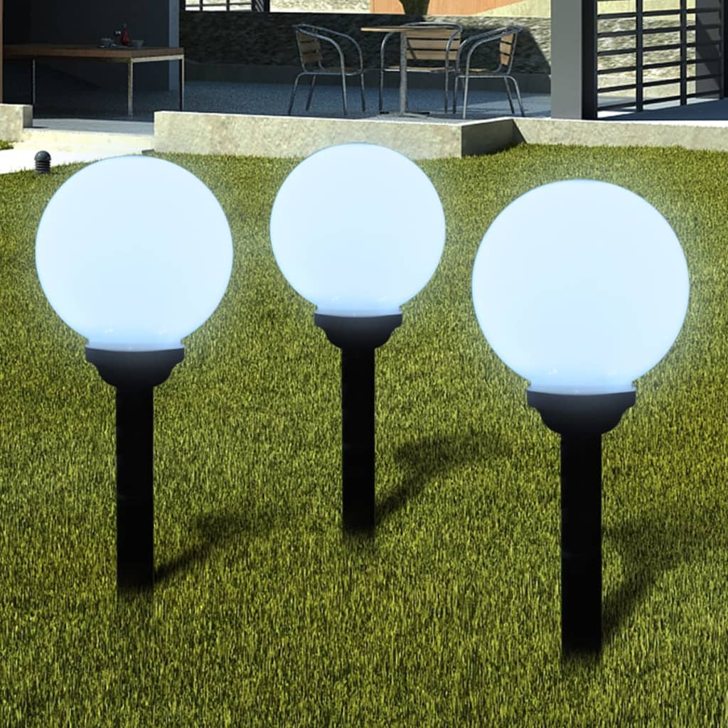 Tuinpadlampen 3 St Met Grondpin Led