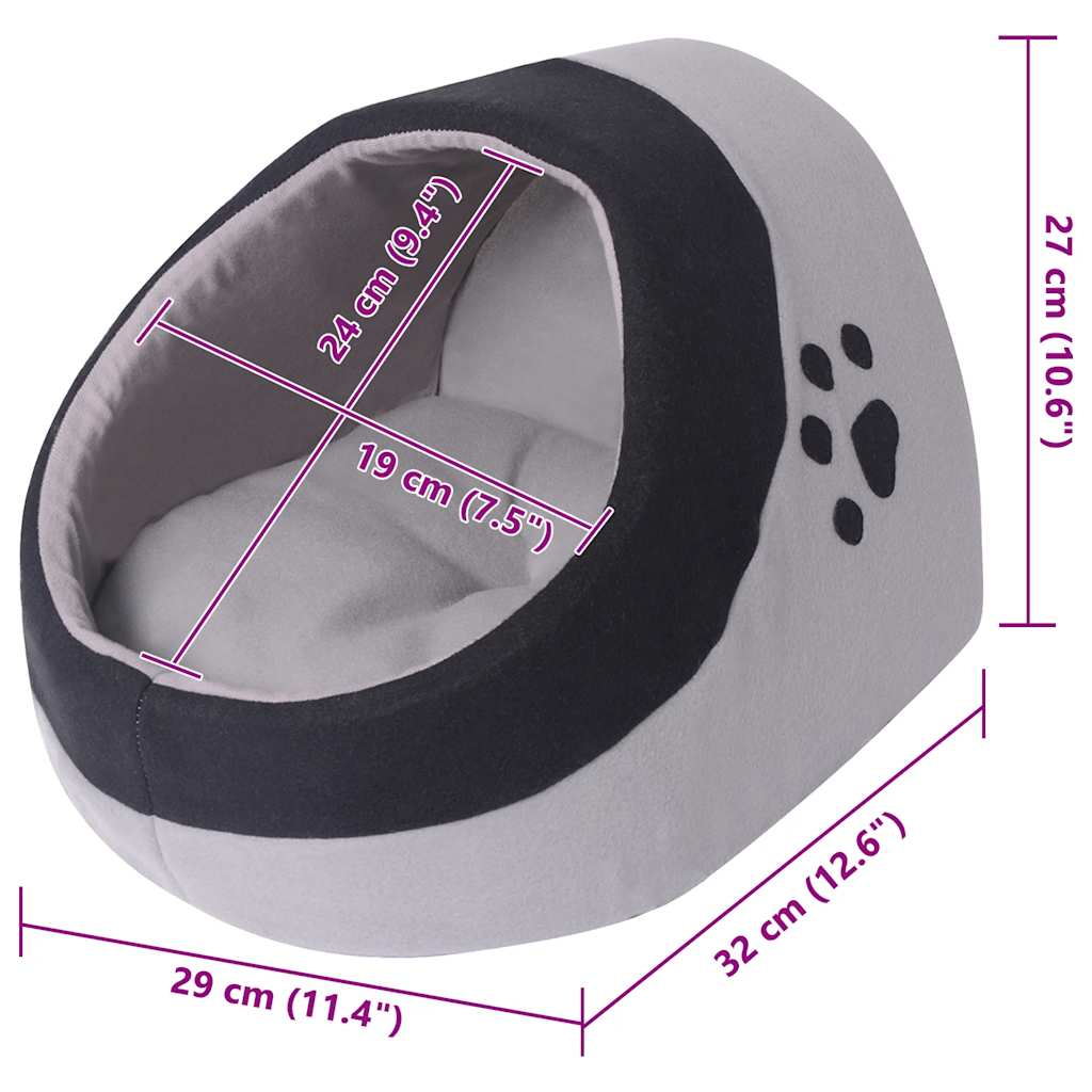 Kattenand Grijs En Zwart