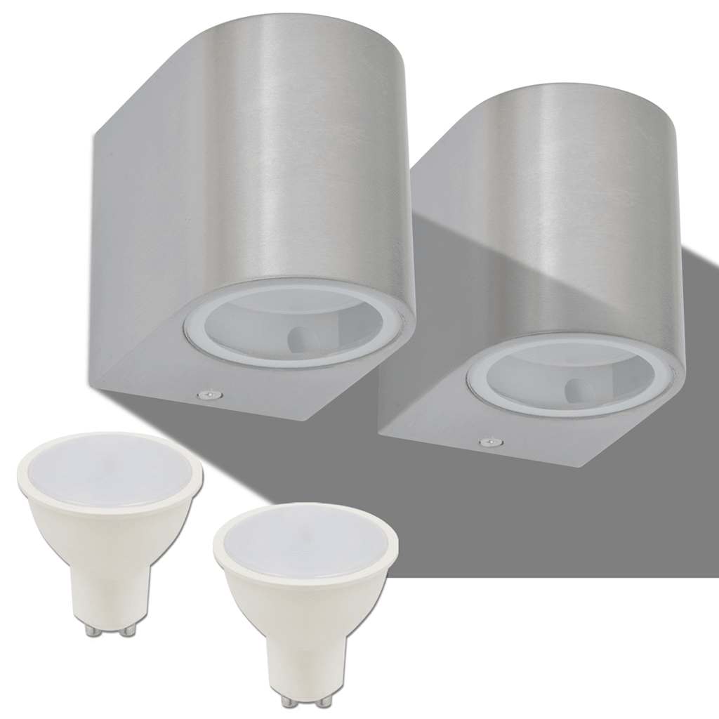 Led-Wandlamp Tuin Neerwaarts 2 St