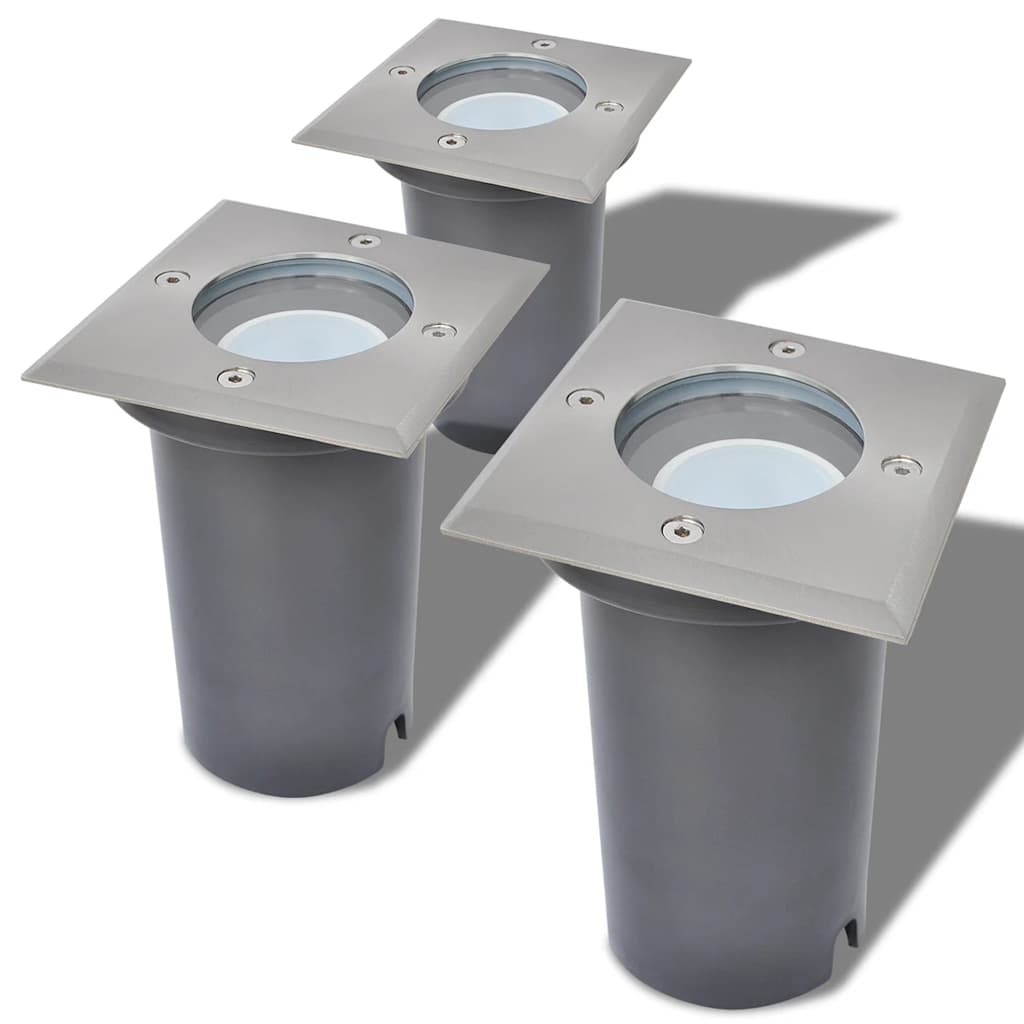 Led-Grondspots Buiten 3 Stuks
