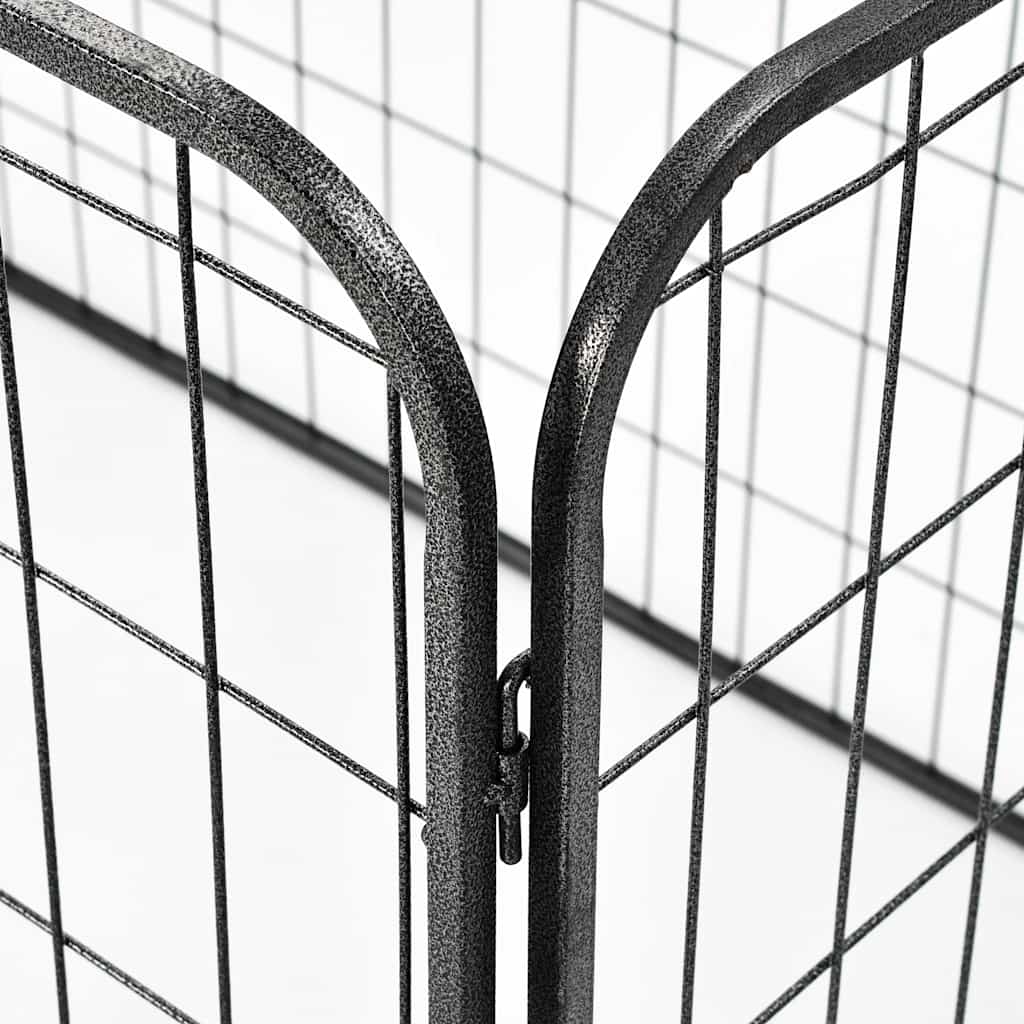 Hondenren Robuust 120X80X70 Cm Staal Zwart