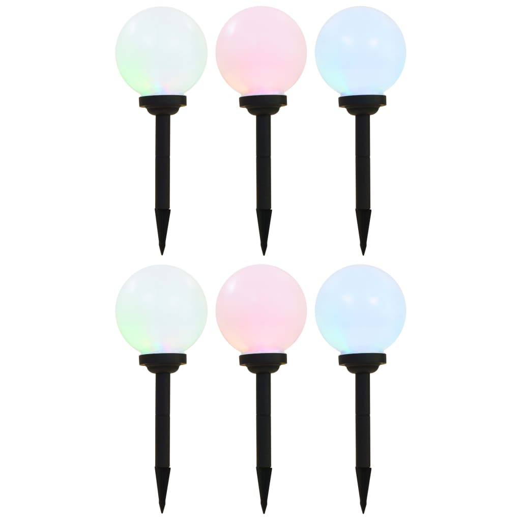 Led-Solarlampen Rond Rgb 2 St