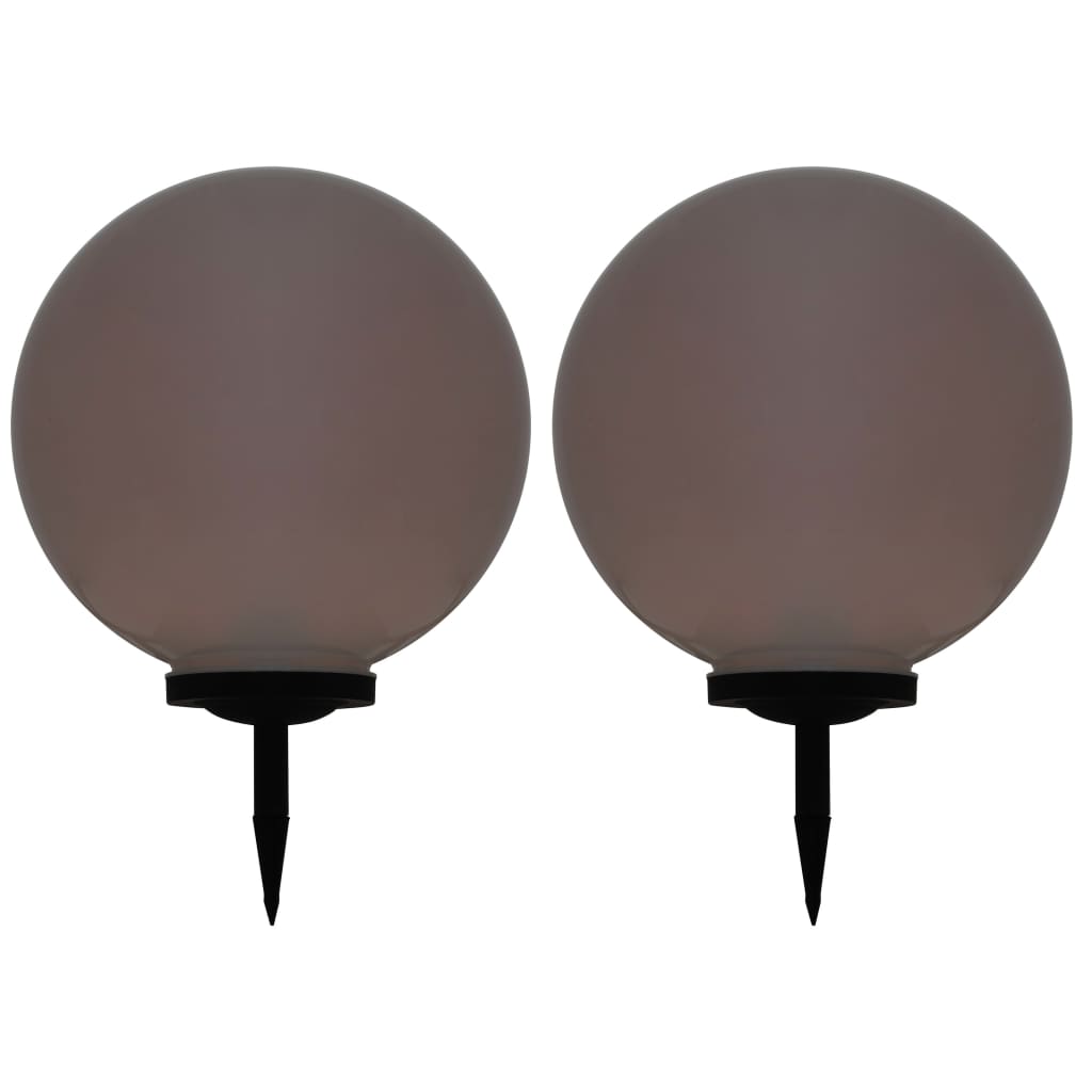 Led-Solarlampen Rond Rgb 2 St
