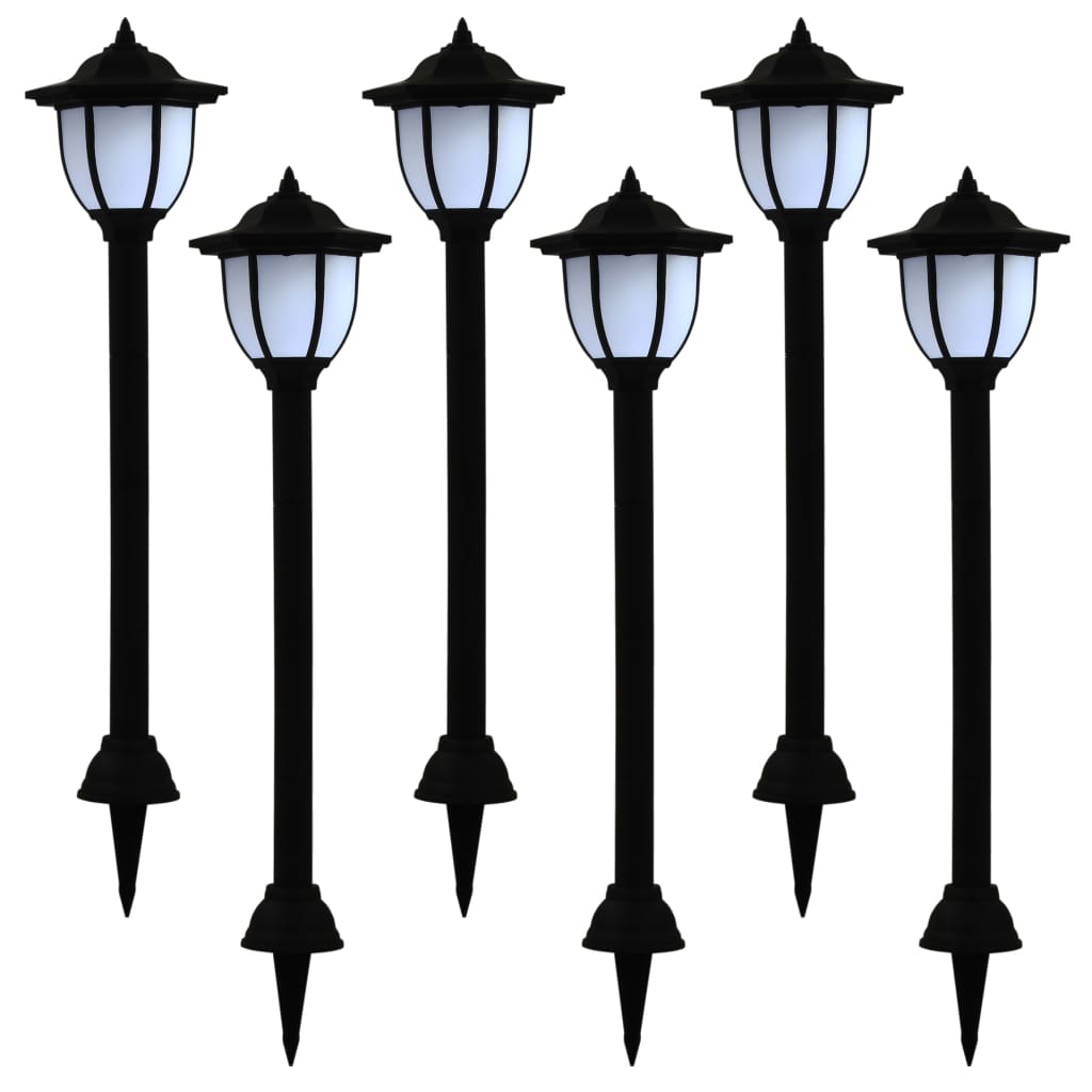 Led-Solarlampen Zwart 3 St