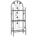 Plantenrek 3-Laags 52X28X128 Cm Ijzer Zwart