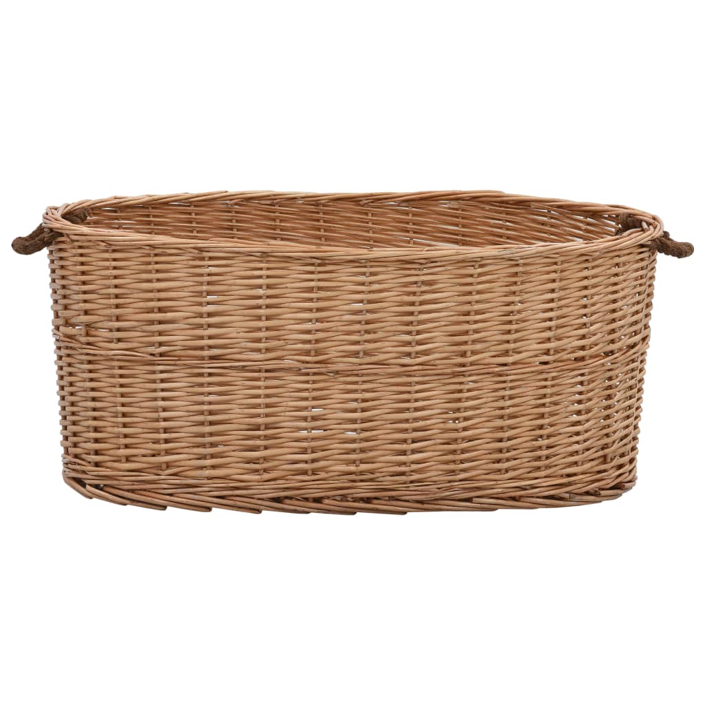 Houtmand Met Handvatten Natuurlijk Wilgenhout
