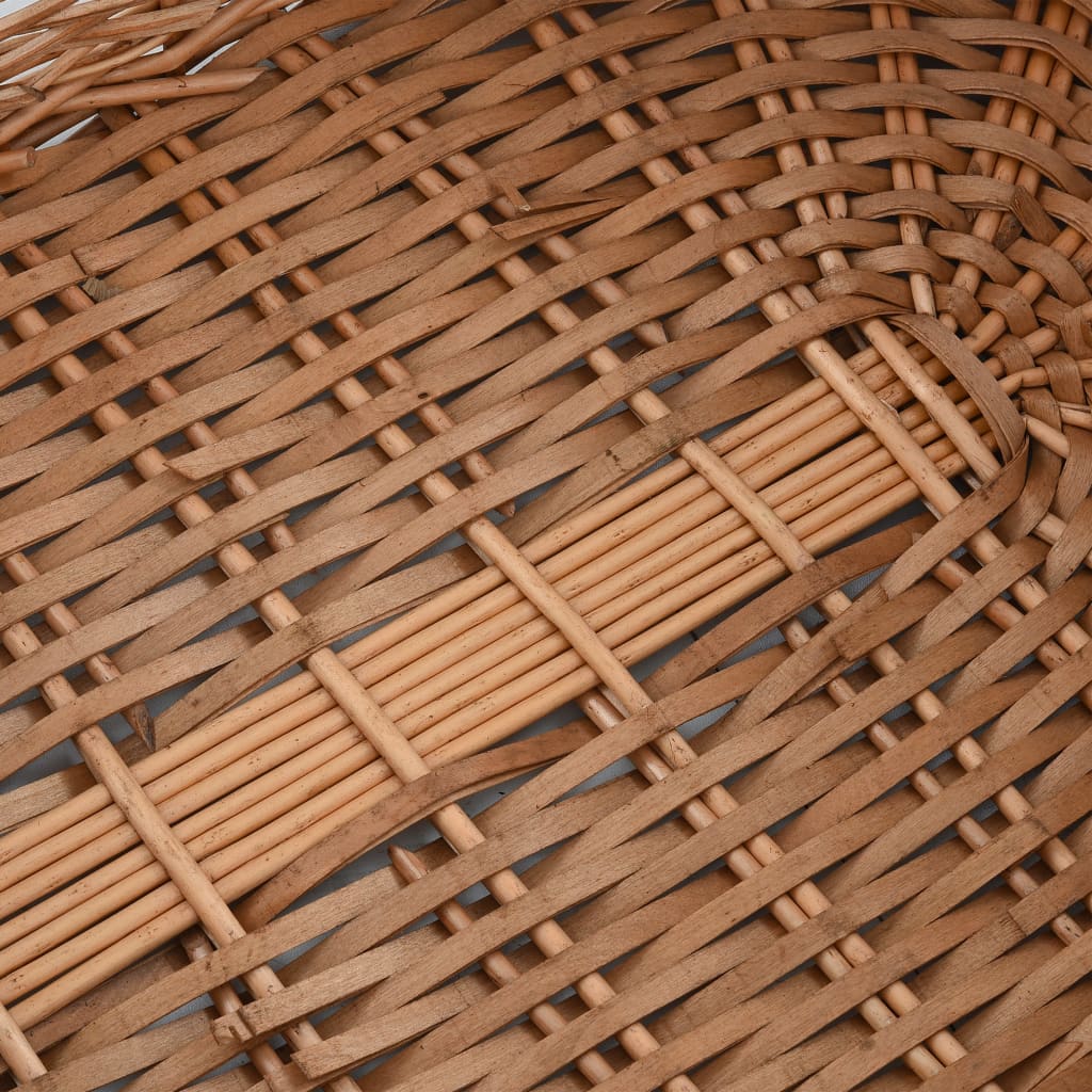 Houtmand Met Handvatten Natuurlijk Wilgenhout