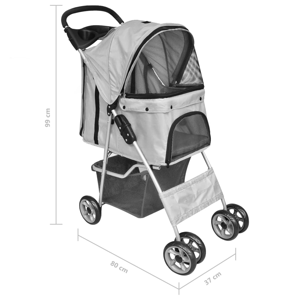 Huisdierenwagen Voor Honden/Katten Opvouwbaar
