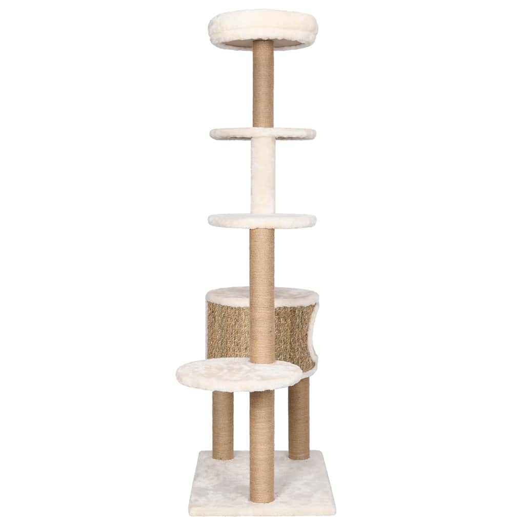 Kattenmeubel Met Luxe Kussen En Krabpalen 148 Cm Zeegras