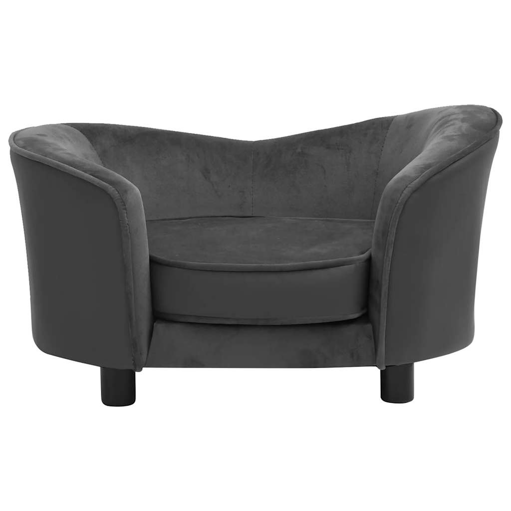 Hondenbank 69X49X40 Cm Pluche En Kunstleer
