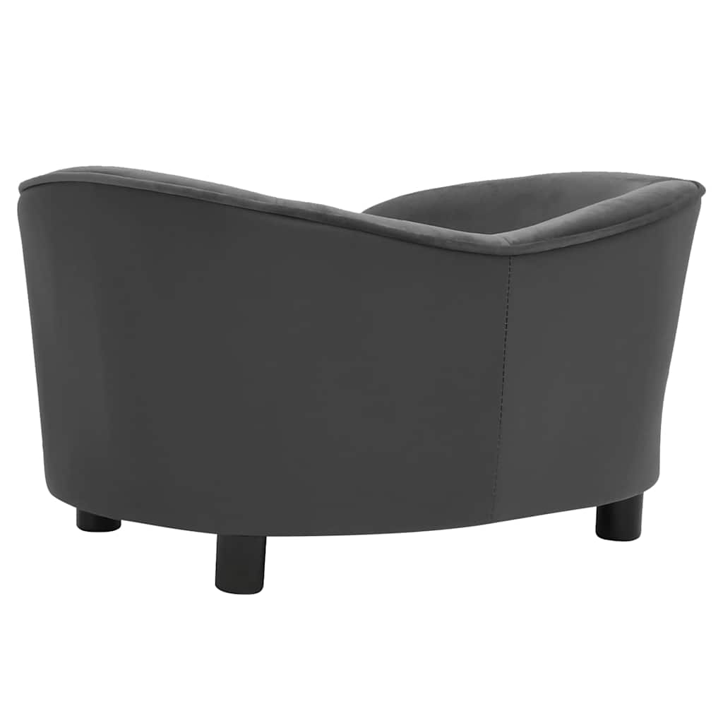 Hondenbank 69X49X40 Cm Pluche En Kunstleer