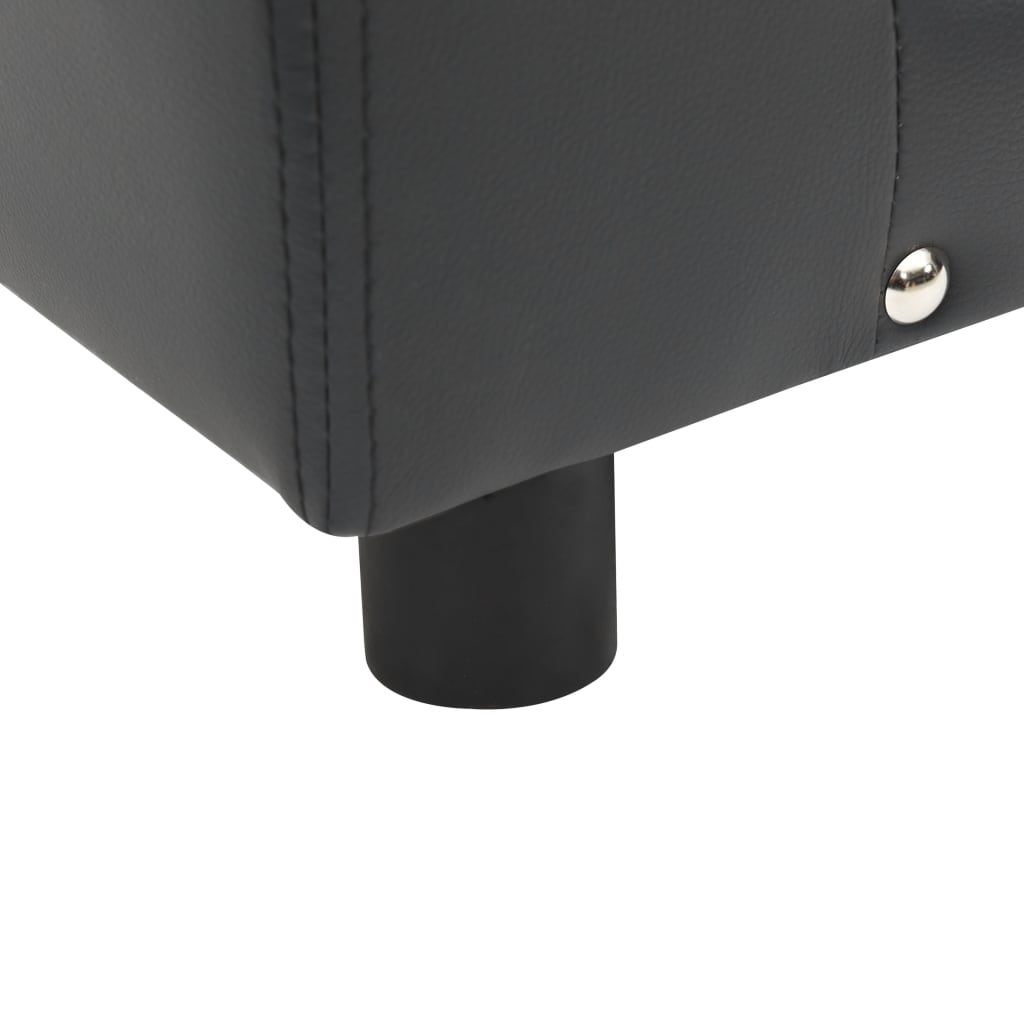 Hondenbank 81X43X31 Cm Pluche En Kunstleer