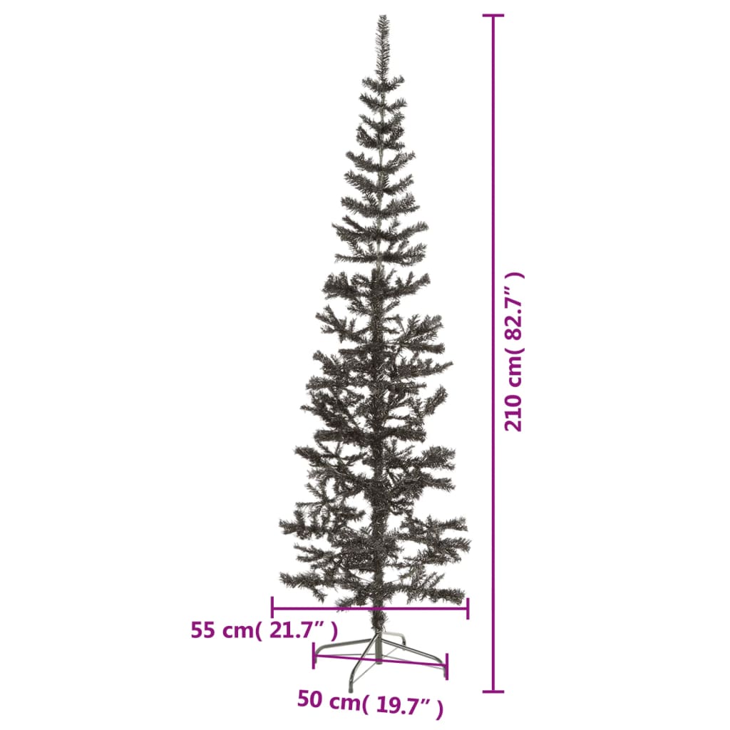 Kerstboom Smal 210 Cm