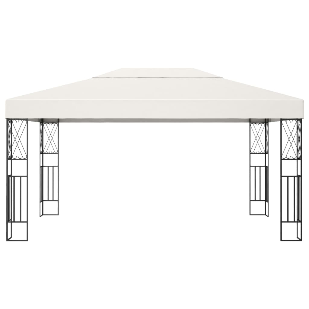 Prieel Met Led-Lichtslinger Stof Kleurig