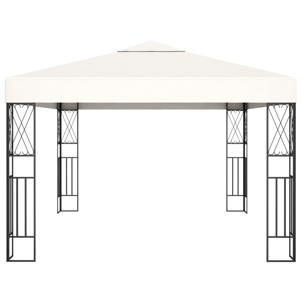 Prieel Met Led-Lichtslinger Stof Kleurig