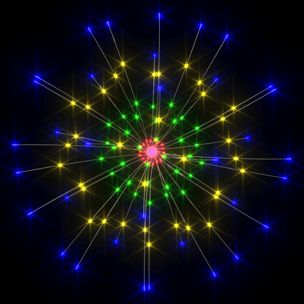 Kerstverlichting Vuurwerk 560 Led's 20 Cm Meerkleurig