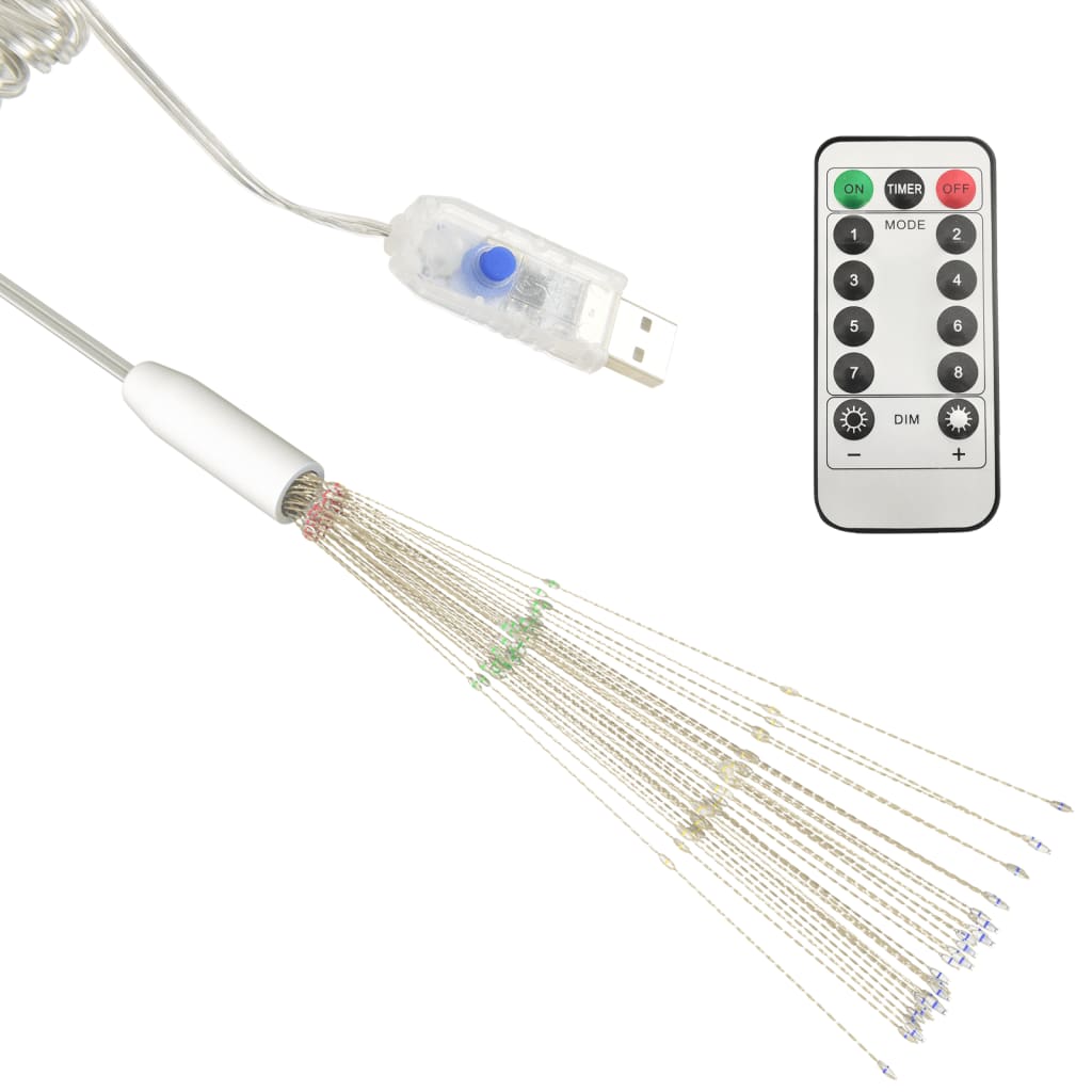Kerstverlichting Vuurwerk 560 Led's 20 Cm Meerkleurig