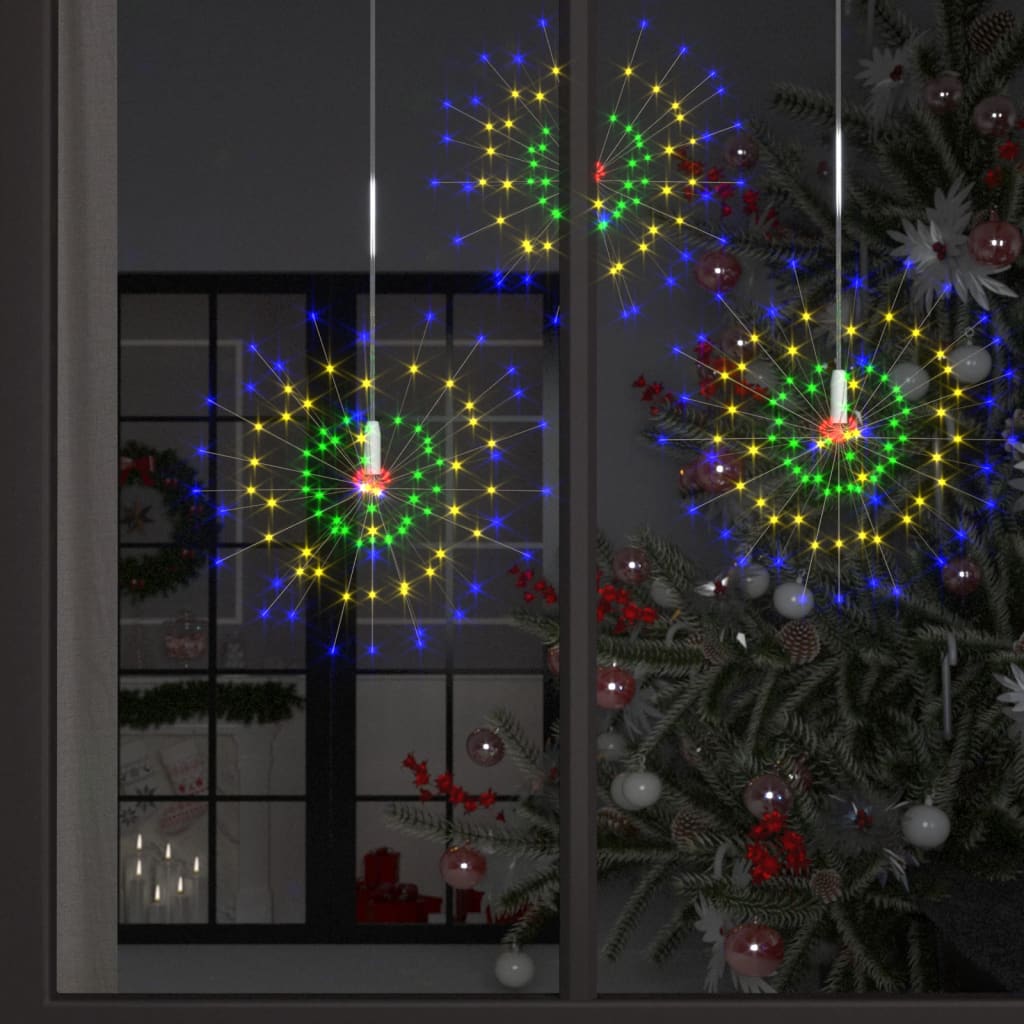 Kerstverlichting Vuurwerk 560 Led's 20 Cm Meerkleurig