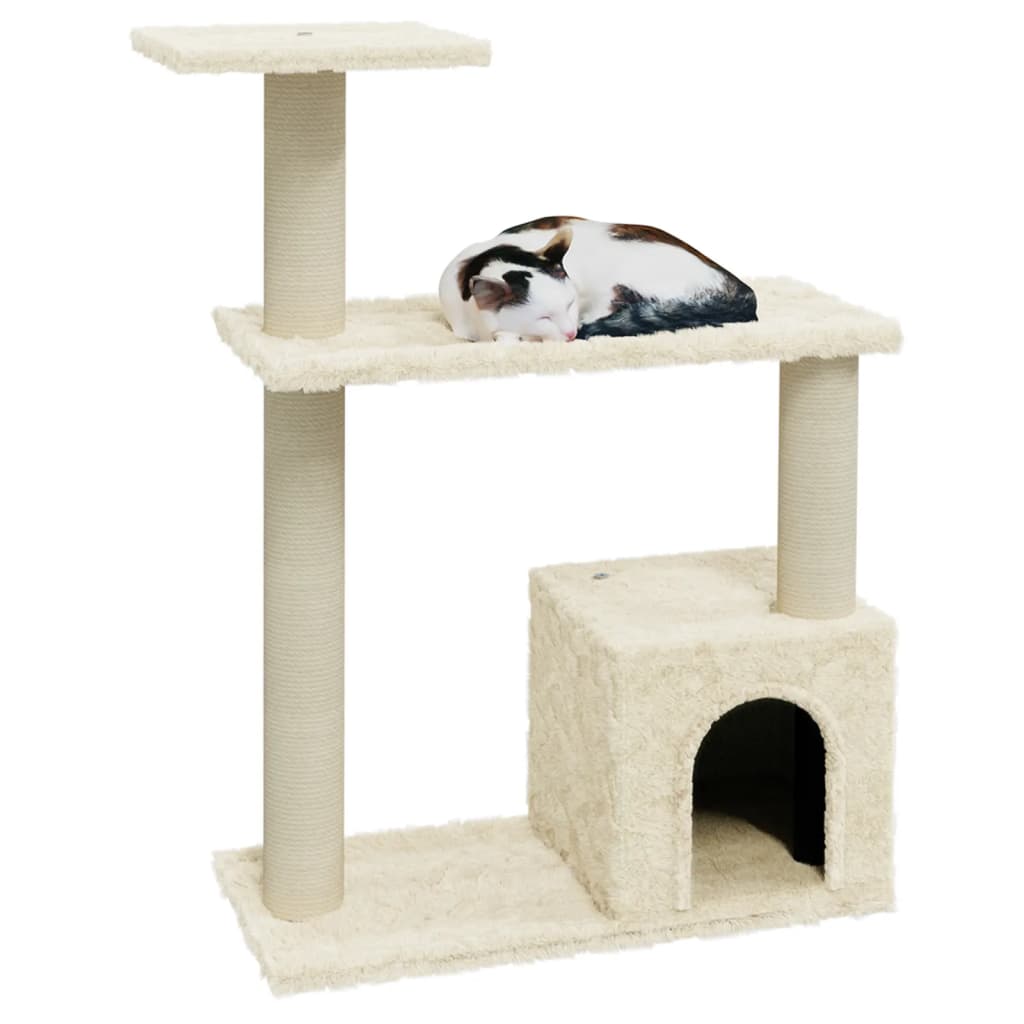 Kattenkrabpaal Met Sisal Krabpalen 70 Cm Kleurig