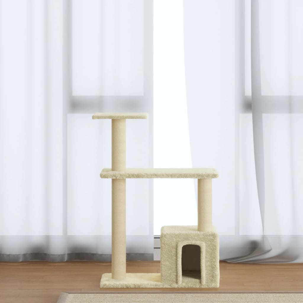 Kattenkrabpaal Met Sisal Krabpalen 70 Cm Kleurig