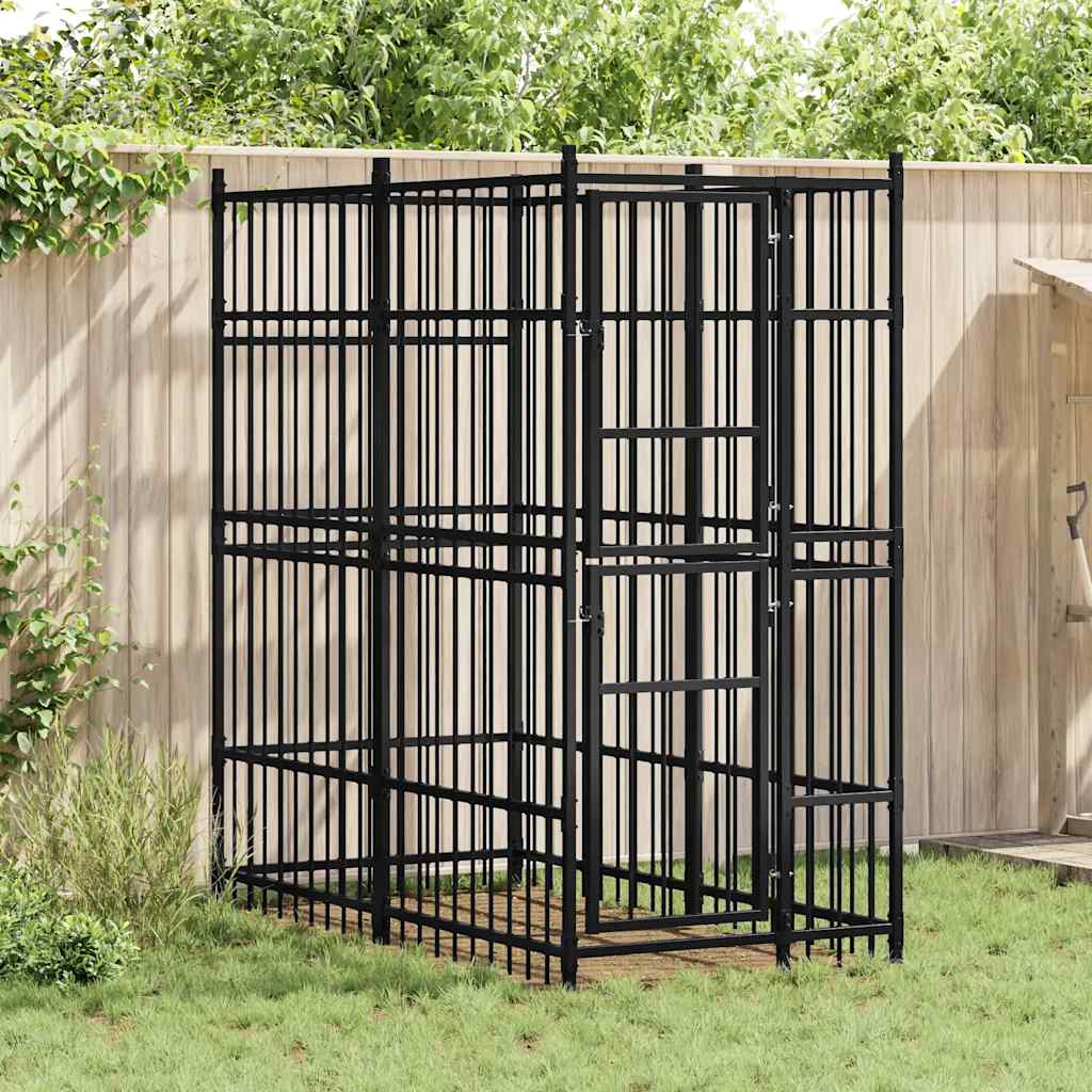 Hondenkennel 11,06 M² Staal