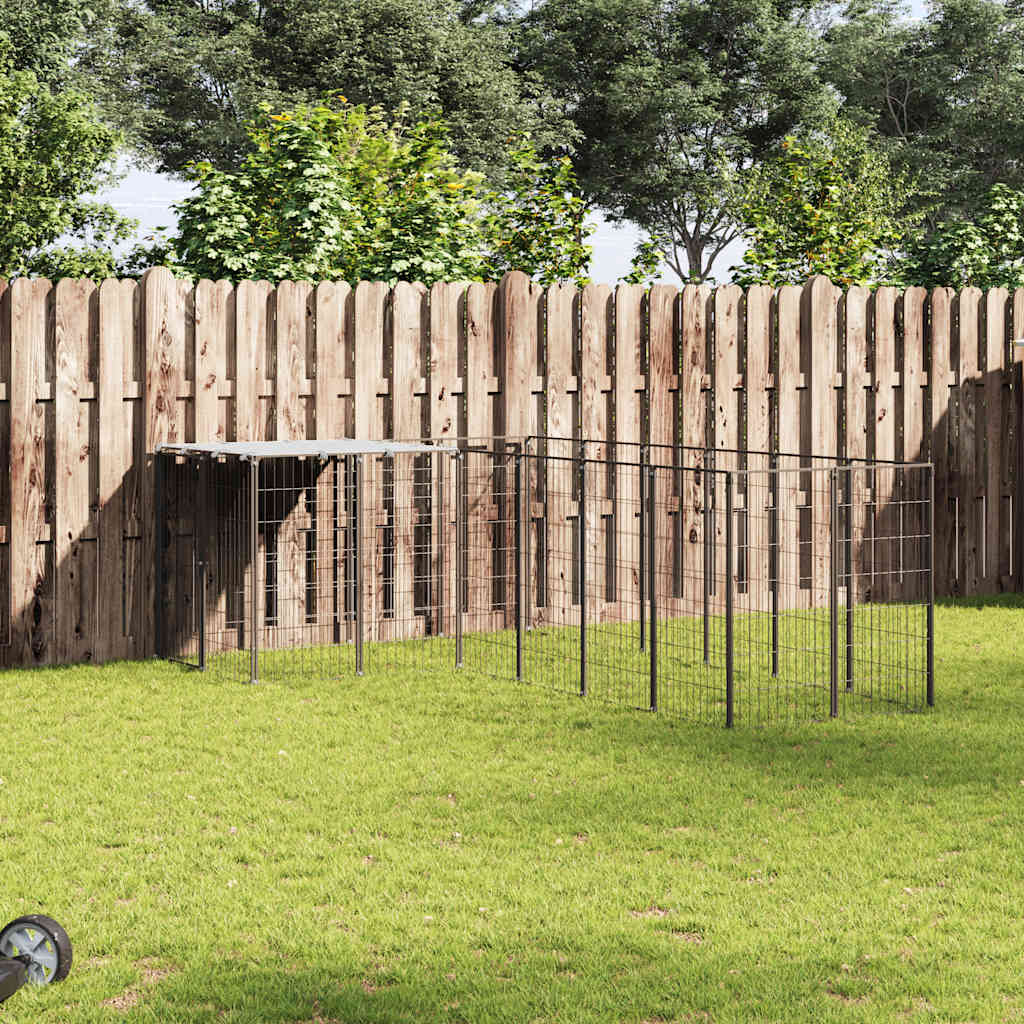 Hondenkennel 15,73 M² Staal Kleurig