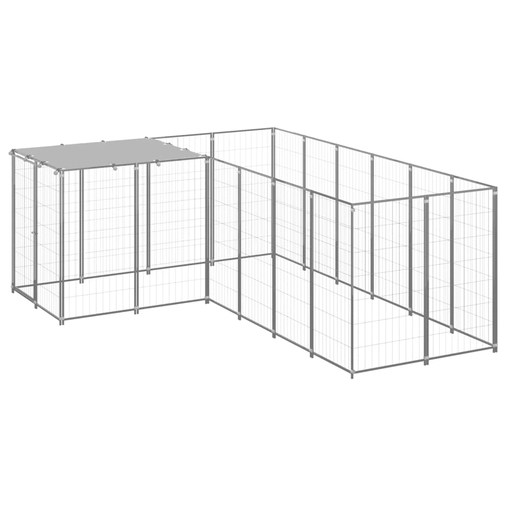 Hondenkennel 15,73 M² Staal Kleurig