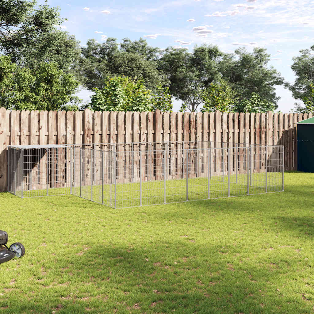 Hondenkennel 15,73 M² Staal Kleurig