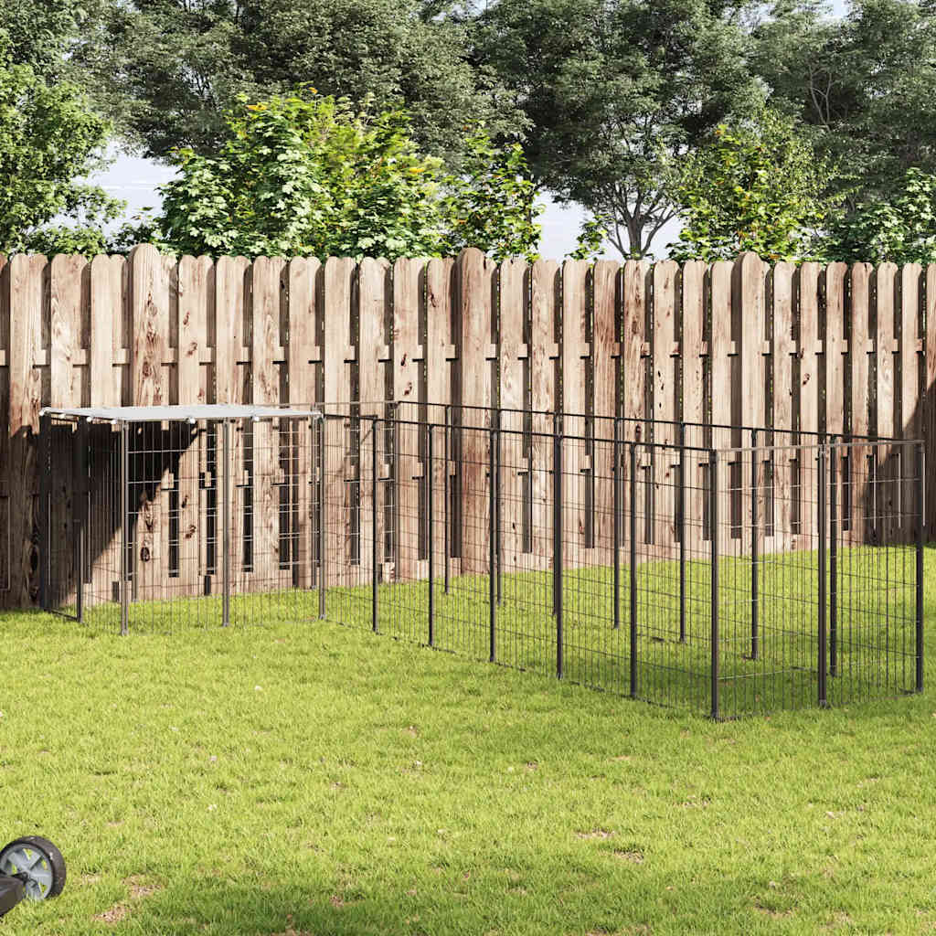 Hondenkennel 6,05 M² Staal Kleurig