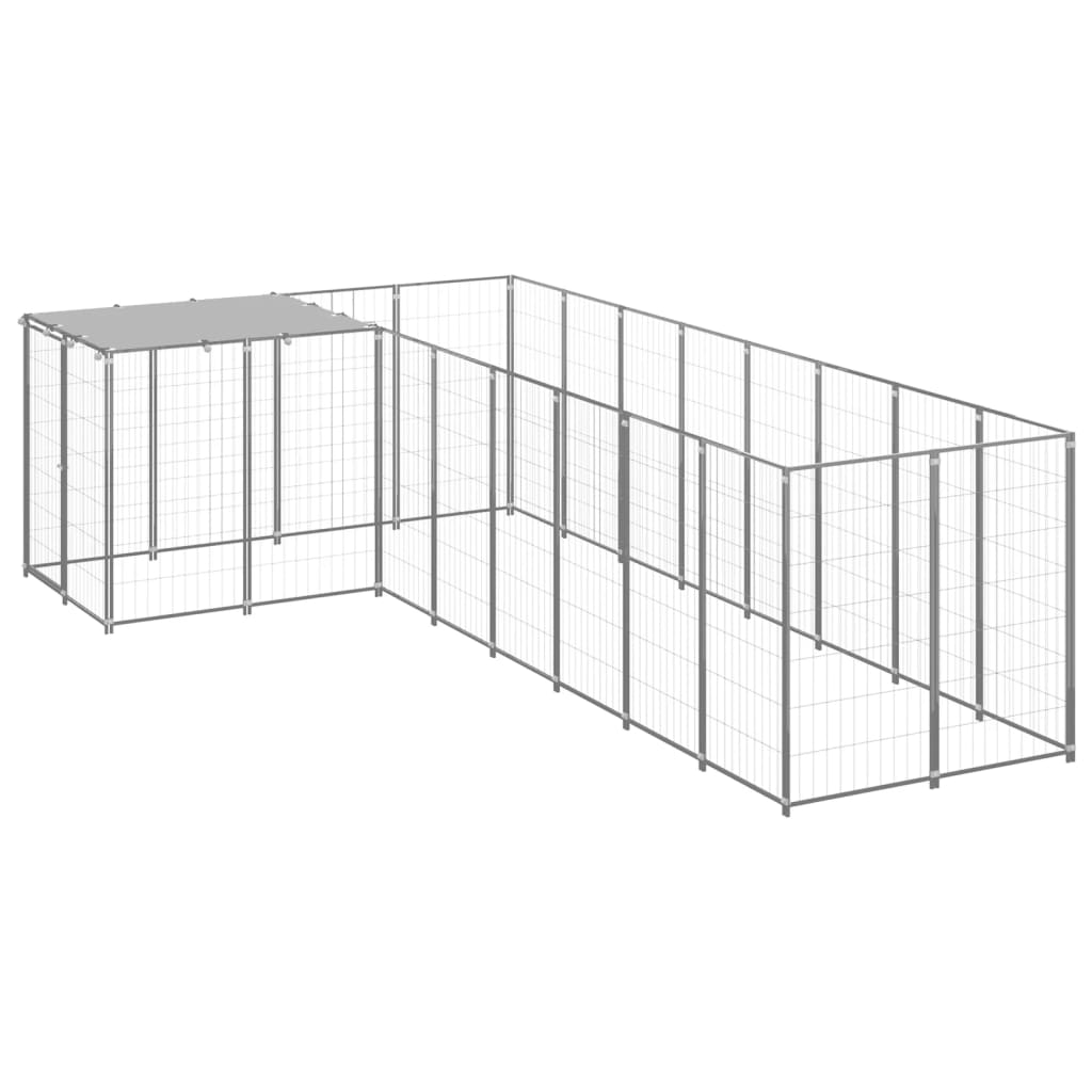 Hondenkennel 6,05 M² Staal Kleurig
