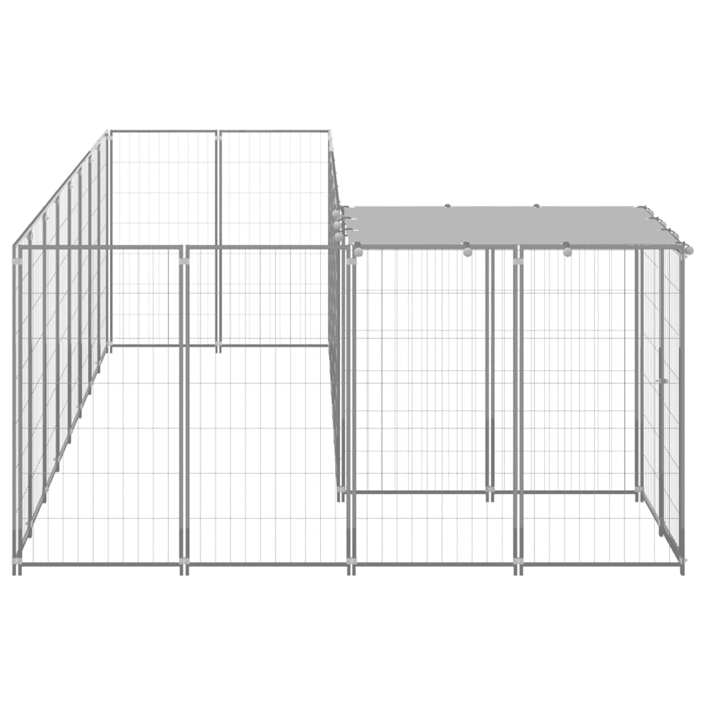 Hondenkennel 6,05 M² Staal Kleurig