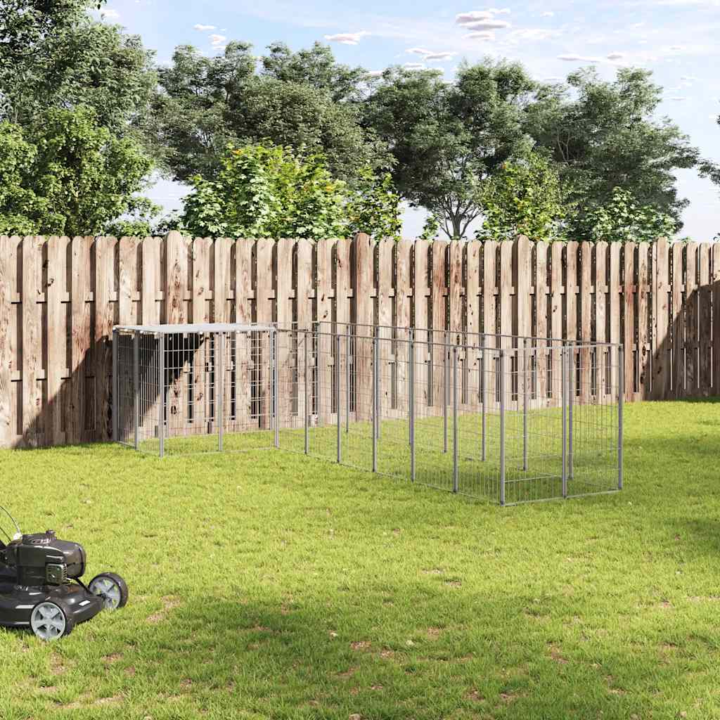 Hondenkennel 6,05 M² Staal Kleurig