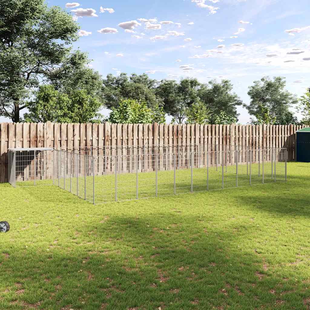 Hondenkennel 6,05 M² Staal Kleurig