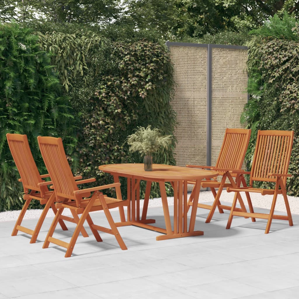 7-Delige Tuinset Massief Eucalyptushout