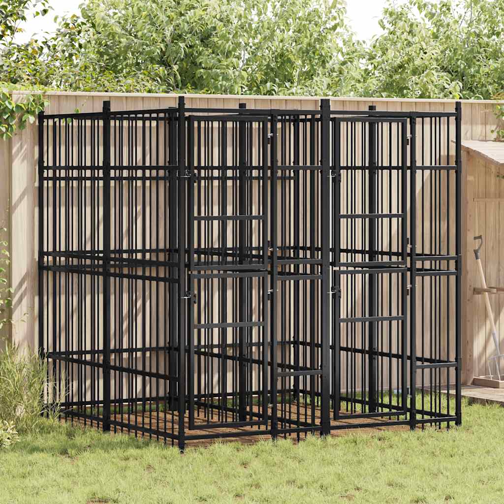 Hondenkennel 11,06 M² Staal