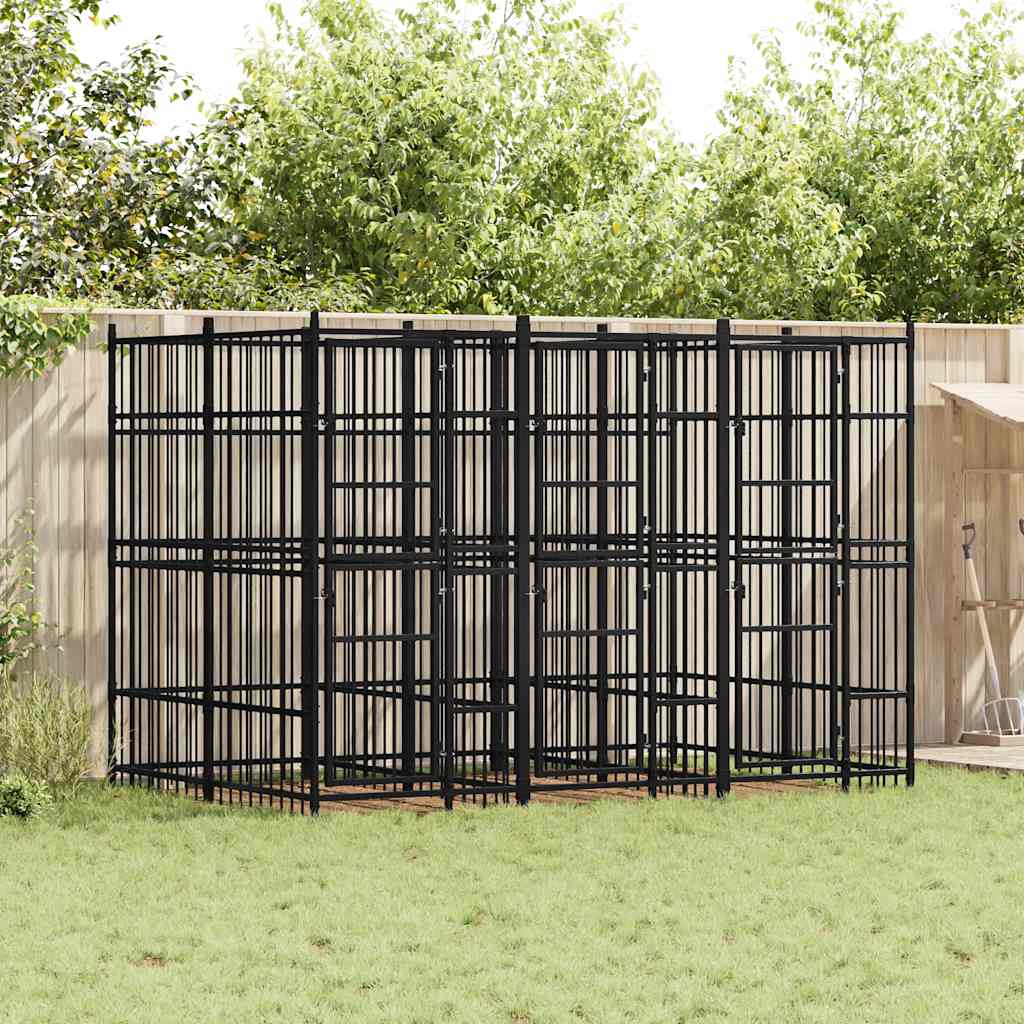 Hondenkennel 11,06 M² Staal