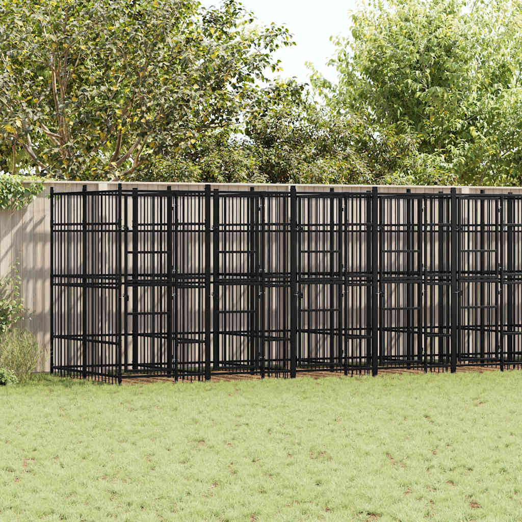 Hondenkennel 11,06 M² Staal