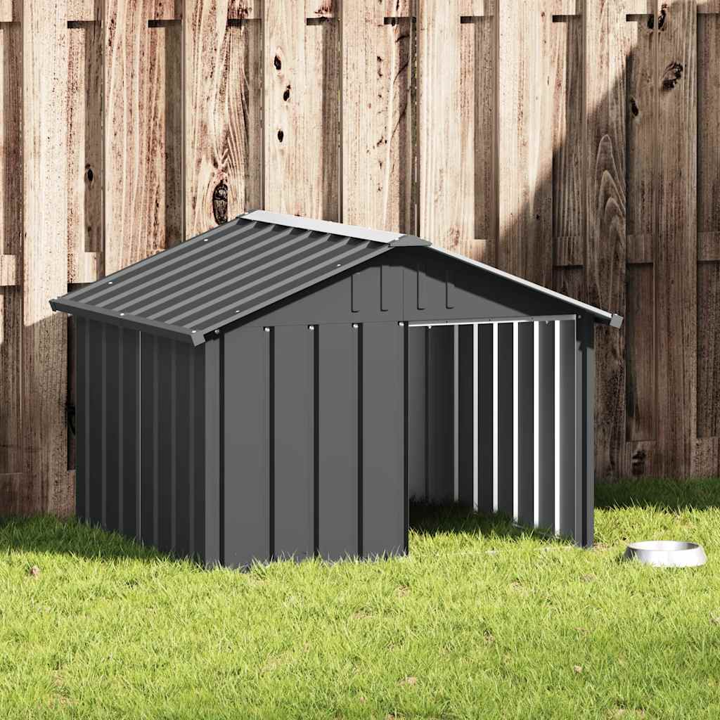 Hondenhok 116,5X153X81,5 Cm Gegalvaniseerd Staal Kleur