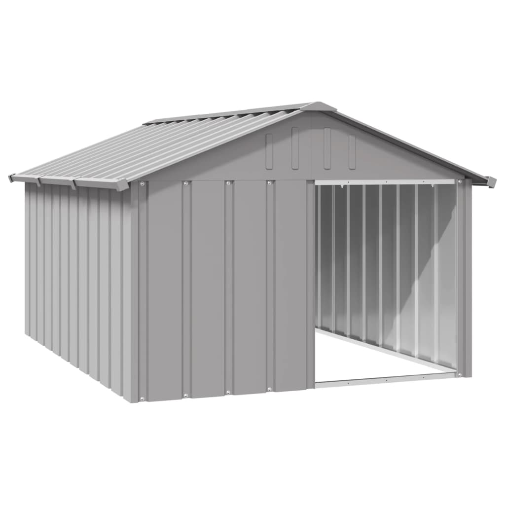 Hondenhok 116,5X153X81,5 Cm Gegalvaniseerd Staal Kleur