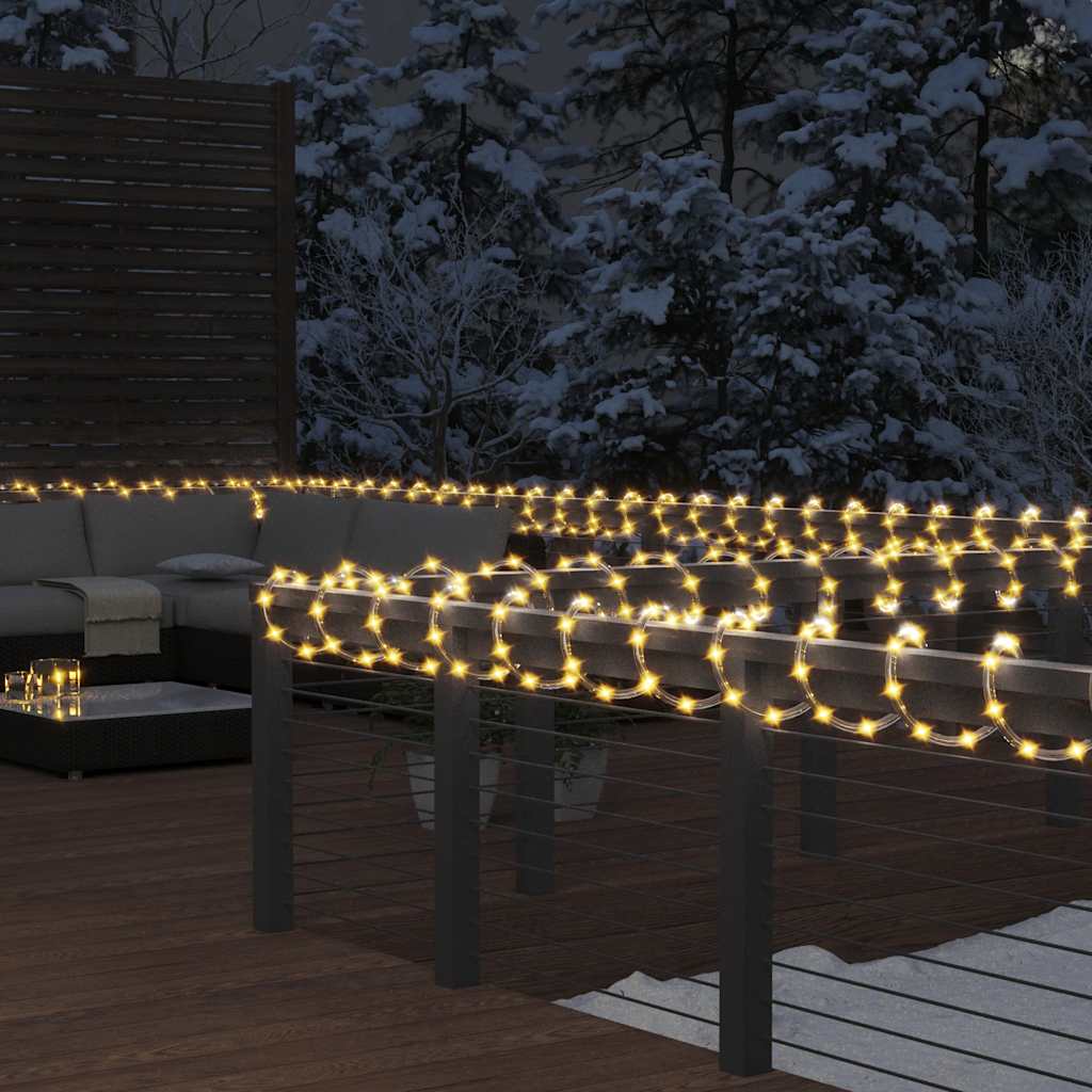 Lichtslinger Met 480 Led's Pvc Warmwit