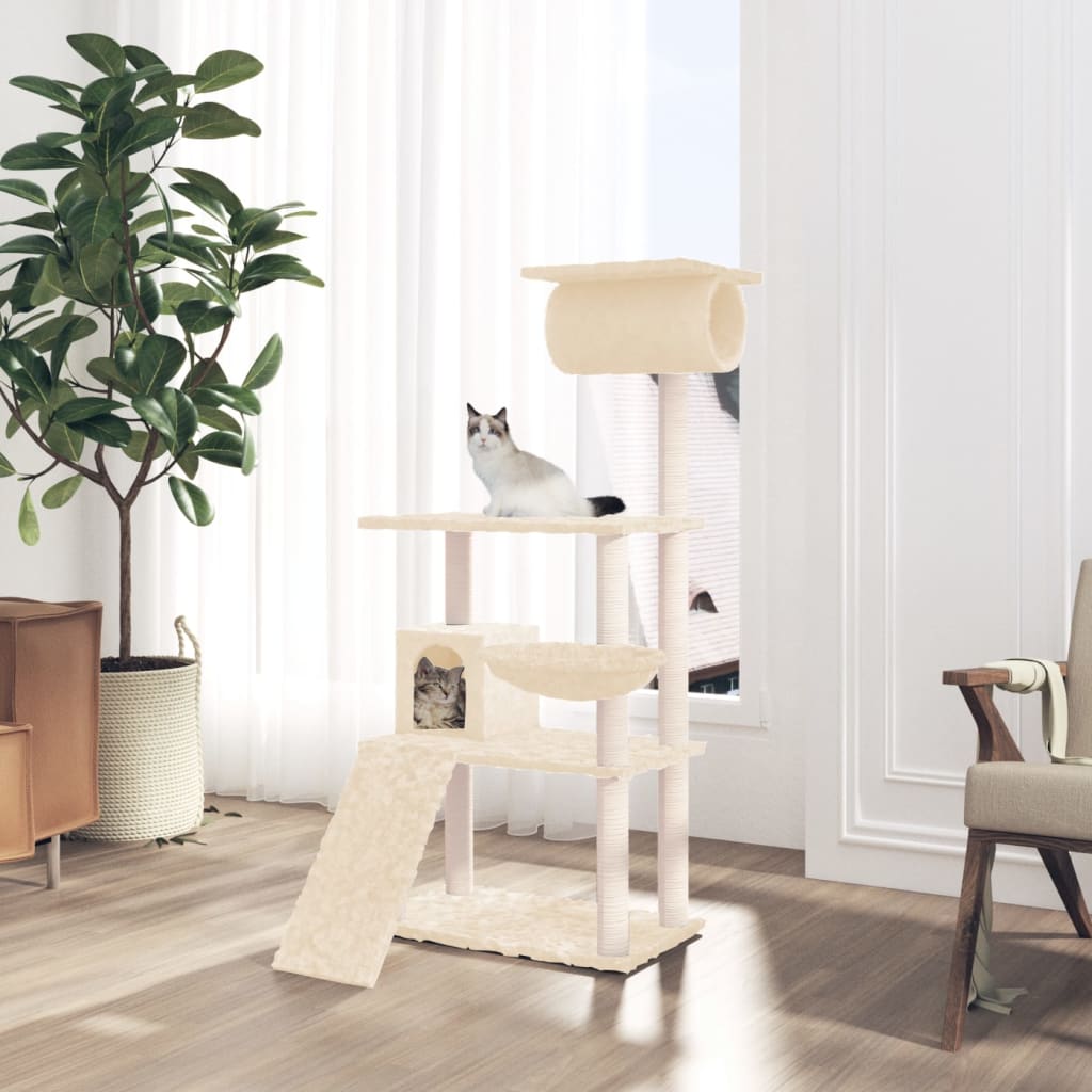 Kattenmeubel Met Sisal Krabpalen 131 Cm